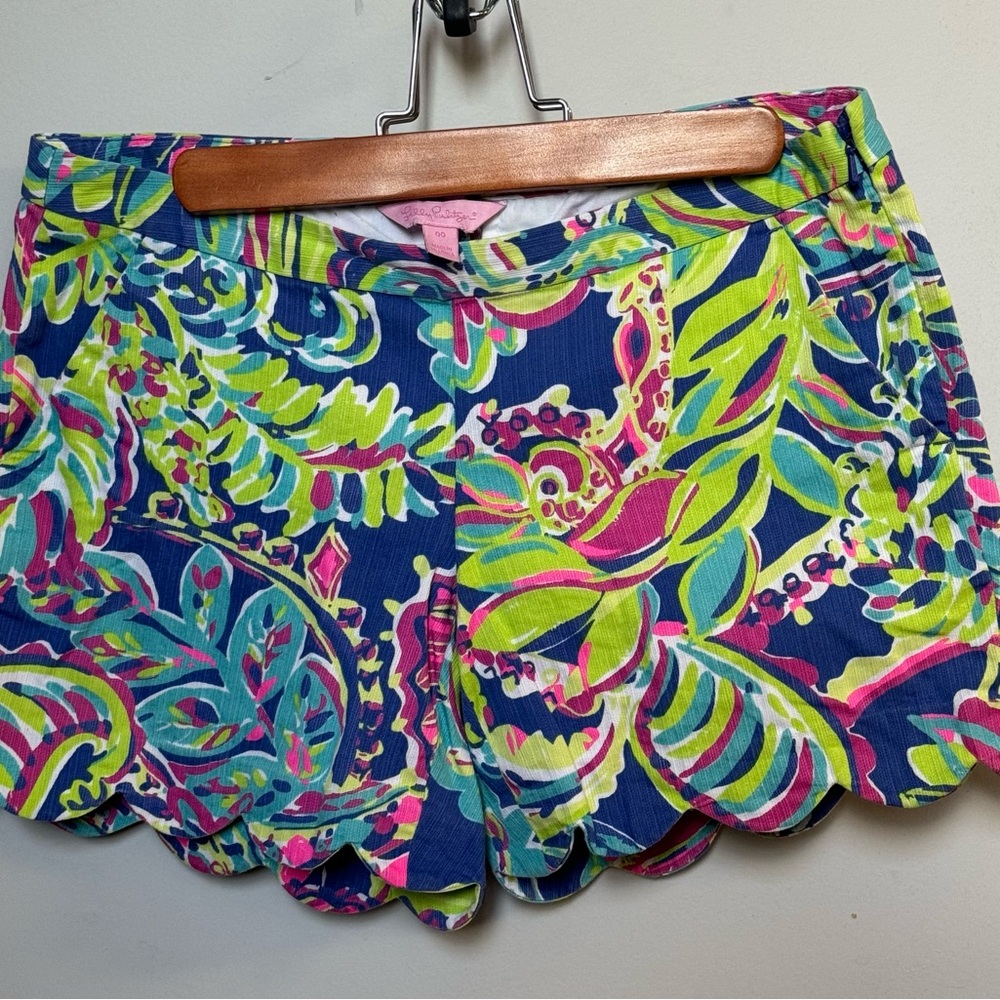 Lilly Pulitzer Magnolia Shorts Multi Toucan Play Print Size 00